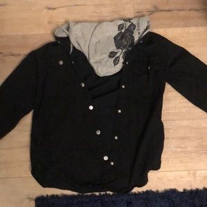 H&M Canvas like light jacket in size 6 (Canada).